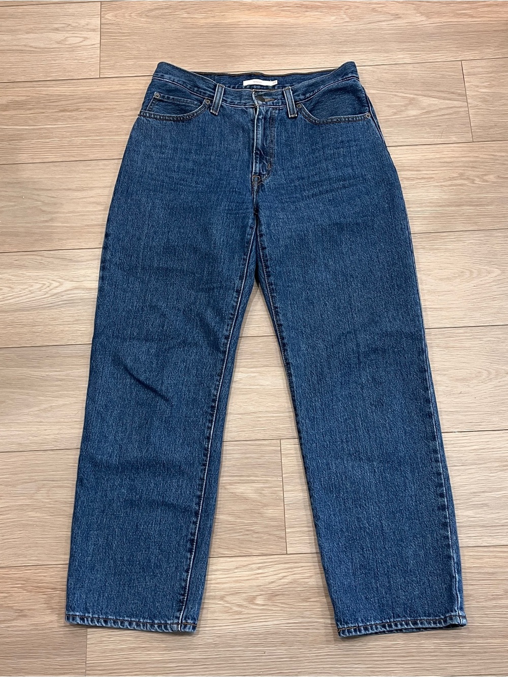 Levi’s 94 Baggy Jeans Medium Wash Blue Denim 90s Straight Leg Size 28